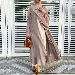 READY STOCK🔥 Abaya Cardigan Robe Muslim Dress