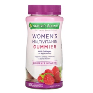 Nature's Bounty, Women's Multivitamin with Collagen, Raspberry Flavored