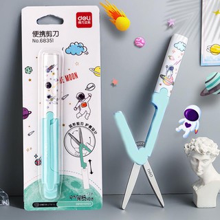 Deli Pen Type Mini Portable Scissors School Student Office Children's Day Birthday Goodies Bag