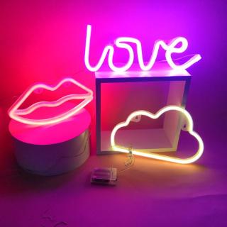 Flamingo love Cactus neon lights modeling lights led night light couples to declare Christmas