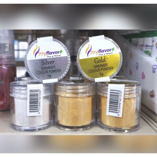 [Shop Malaysia] Edible gold dust silver bronze red powder decoration / 可食金粉银红铜粉 / serbuk emas perak merah kek roti food colouring