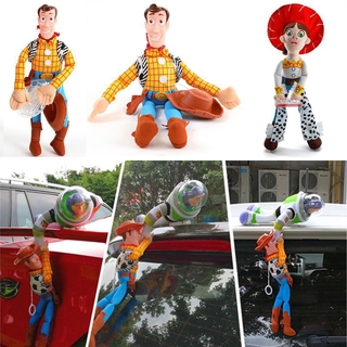 Funny 3D Toy Story Sherif Woody And Buzz Car Doll Outside 2019 Car Hanging toy