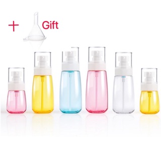 YTMH- Free Funnel+Label Sticker-Lotion Bottle PETG facial cleanser hand sanitizer shampoo sub-bottle travel