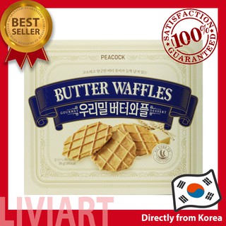 [Peacock] Butter Waffles with Korean Wheat Korean Snack 316g