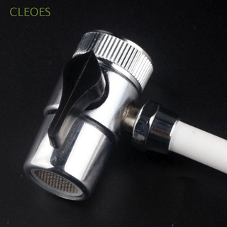 CLEOES Pipe Single-cut Valve 9.5mm Adapter Tube Connector Water Purifier Water Filter Accessories 3/8“ Alloy Switching Faucet Fittings Diverter