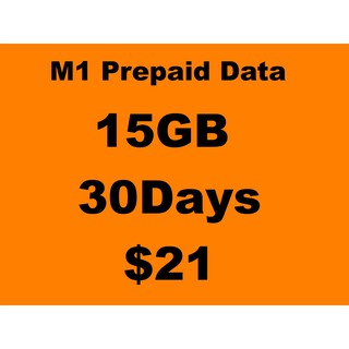 M1 Prepaid Data 15GB