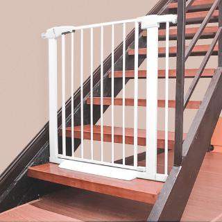 In Stock Steel Baby Safety Gate Safe Fence Pet Fencing Metal Two Way Auto Swing Dog Kids Child Protection Door Wall Safety Gate Type B Baby Pet Safe Fence Protection Fencing Metal Staircase Security Children Kids Dog Wall Guard fence for children