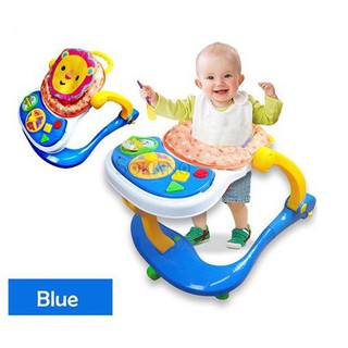 4 in 1 Baby Walker, Baby Dining Seat/Toddler ,Walk Assistance & learner/music