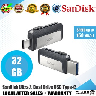 Sandisk Ultra Dual USB Type C OTG Drive 32G up to 150MB/s