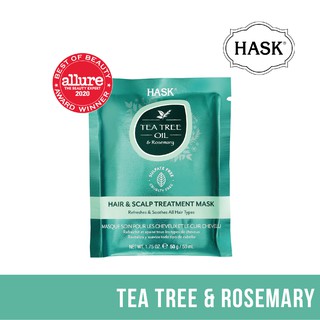 Hask Tea Tree & Rosemary Scalp Care Treatment Mask 50ml