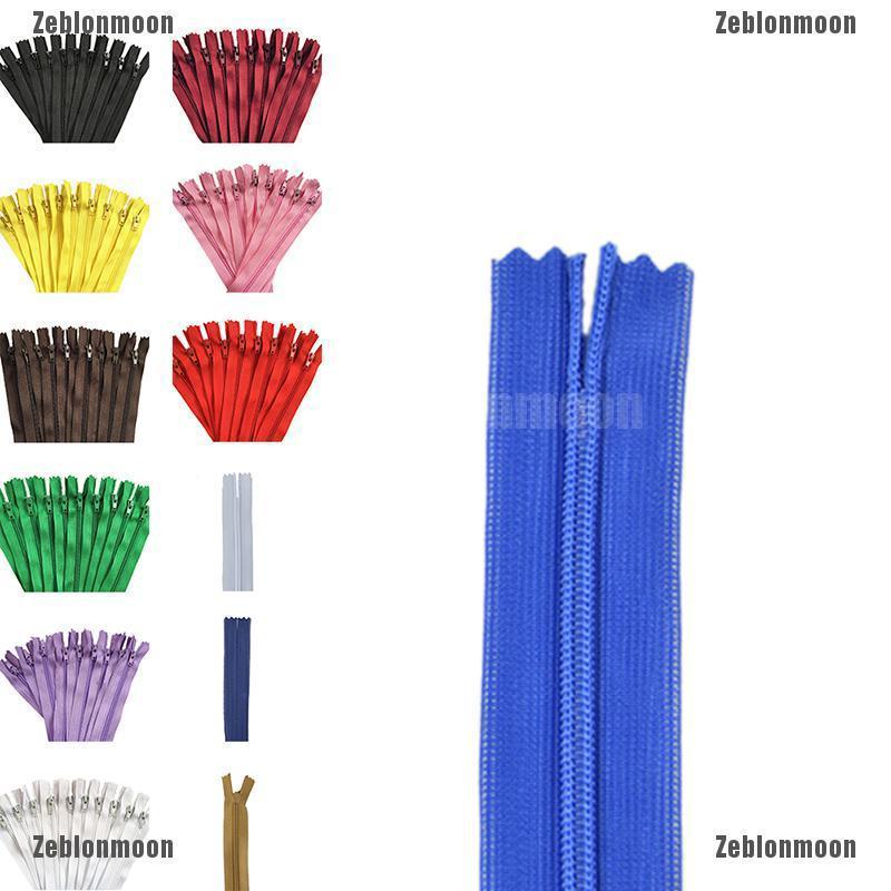 ze ❤L❤10pcs Nylon Coil Zippers Tailor Sewer Craft 12 Inch (30cm)Crafter's
