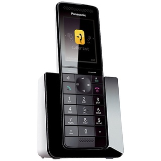 Panasonic KX-PRS120 - cordless phone - answering system with caller ID/call waiting - 3-