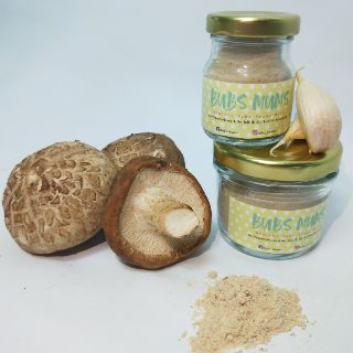 Mushroom with garlic seasoning powder