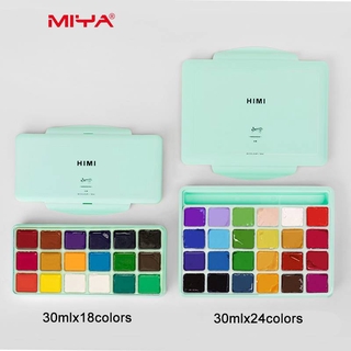 【HOT SALE】Miya Himi Gouache Color Set 18/24colors Miya himi Gouache Paint set Gouache Painting