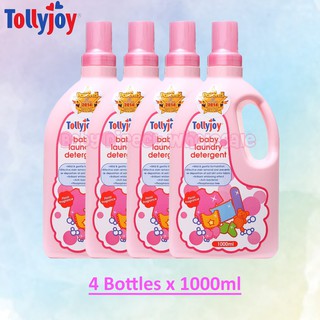 [4 Bottle Bundle] Tollyjoy Baby Laundry Detergent [4Bottles x 1000ml]