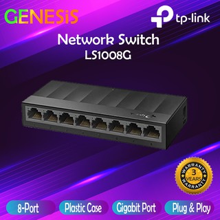 TP-Link LS1008G Gigabit Network Switch 8-Port 10/100/1000Mbps Desktop Ethernet Network Switch