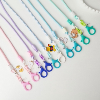 Japan and South Korea cartoon masks hanging Macaron lanyard chain anti-lost eyewear chain