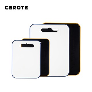 Carote Simply Collection Antibacterial Cutting Board With Handle Mildew Proof Two-side Reversible Eco-friendly Non-Slip