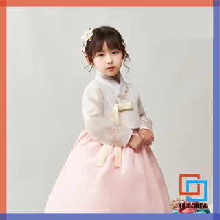 [Hanbok for Kids] Girls' Hanbok Set,Traditional children's hanbok Premium silk material #41502106