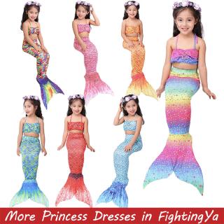 4-5/Kids Swimmable Mermaid Tail for Girls Swimming Bating Suit Mermaid Costume Swimsuit can add Goggle