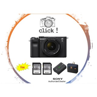 SONY ILCE-7CL/ A7C WITH FE 28-60mm f/4-5.6 Lens (FREE 2 x SONY 64GB SDXC Card + Sony NP-FZ100 Battery + Sony Bag)