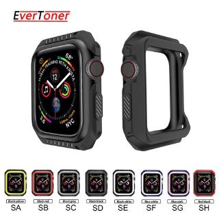 Protective Silicone+PC Hard Armor Case for Apple Watch 3 38MM 42MM Frame Full Protective Bumper Cover for iWatch 3/2/1