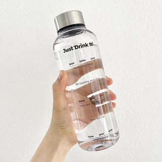 [VOTTLE] TIME BOTTLE 500ml 17oz Motivational Time Marker BPA Free Drinking Bottles
