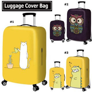 Cartoon Pattern Thick Shockproof Wear-Resistant Suitcase Luggage Covers With Zip