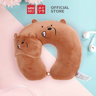 Miniso We Bare Bears U-shaped Neck Pillow (1)