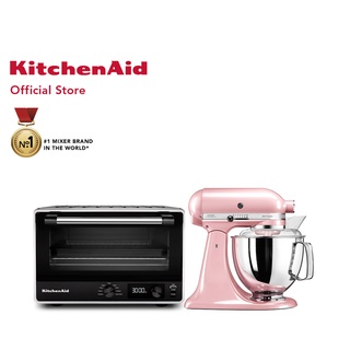 KitchenAid 4.8L Tilt-Head Stand Mixer KSM175PSBSP+ Gift With Purchase 21L Countertop Oven 5KCO2115BOB