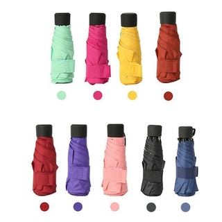 5 Fold Mini Foldable Portable Super Windproof Anti-UV Rain Sun Travel Umbrella