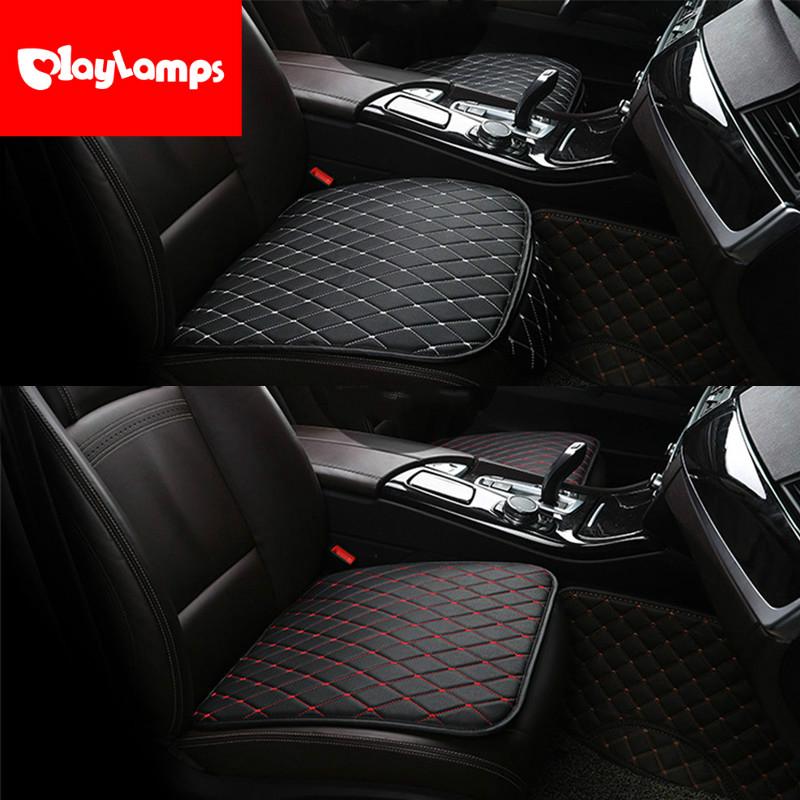 Car Seat Covers PU Leather Seat Cover Universal Auto Protect Set Chair Mat
