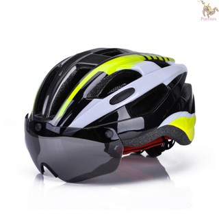 FUTO Mountain Cycling Helmet Bicycle Helmet Ultralight Bike Helmet with Goggles Cycling Equipment