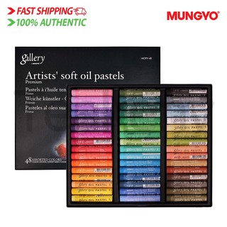 [Mungyo] Gallery Artists' Soft Oil Pastels Premium Set of 48 - Assorted Colors