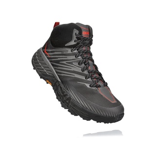 Hoka Men Speedgoat Mid GTX Hiking Shoes - Anthracite / Dark Gull Grey