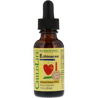 ChildLife Essentials Echinacea Natural Orange Flavor 1 fl oz (29.6 ml)