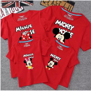 Mickey Minnie 2020 Mouse Year Chinese Year CNY Family Matching Outfits Family Tee T Shirt