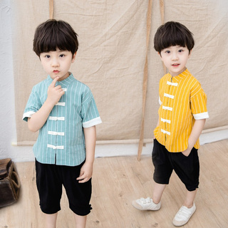 ✨Kids Boutique✨ Kids Fashion CNY Clothing Set Children Comfortable Tops+Bottoms Boys Fashion Two Pieces