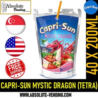 CAPRISUN Mystic Dragon Mixed Juice 200ML X 40 (TETRA) - FREE DELIVERY within 3 working days!