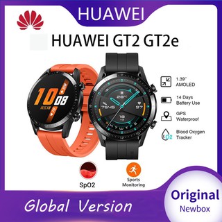 Huawei GT2 GT2e Smart Watch Global Version SmartWatch GPS Waterproof Bluetooth Heart Rate Tracker Smart Phone for Android IOS