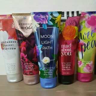 Bath and body works body lotion and shower gel