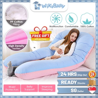 Ergonomic Pregnancy Pillow Maternity U Shape Pillow | Pregnant Cushion Anti-Allergy Soft Comfortable | Wikibaby