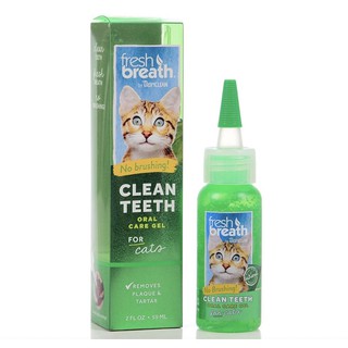 Tropiclean Fresh Breath Oral Gel For Cats 2oz