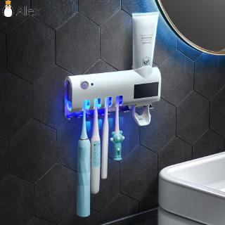 【Alex】 Ultraviolet Solar Toothbrush Sterilizer Toothpaste Automatic Dispen