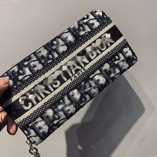 ↂNew D Home Lady Long Wallet Large-capacity Multi-Card Ladies Clutch Street Fashion Mobile Phone Bag Dinner Bag