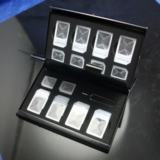 15in1 Aluminum SIM Micro cards Storage Box