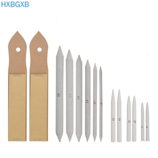 HXBG - 14 Pcs/set Paper Blending Stump Pencil Sharpener Sheets Drawing Blending Stump Sketch Accessories