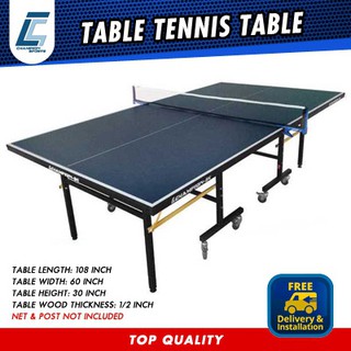 Champion Table Tennis Table With Free Delivery and Assembly on site (net & post not included)