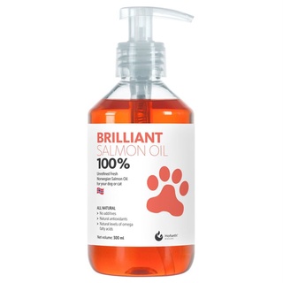 [Hofseth BioCare] Brilliant Salmon Oil 100% 300ml for Dogs & Cats / Fish Oil / Food Topper / Nutritional Supplement