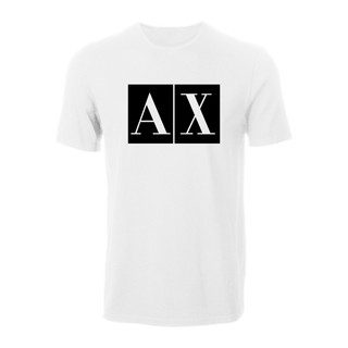 Man shirt Ax Armani Exchange Box Logo Streetwear T Shirt Men Short Tee